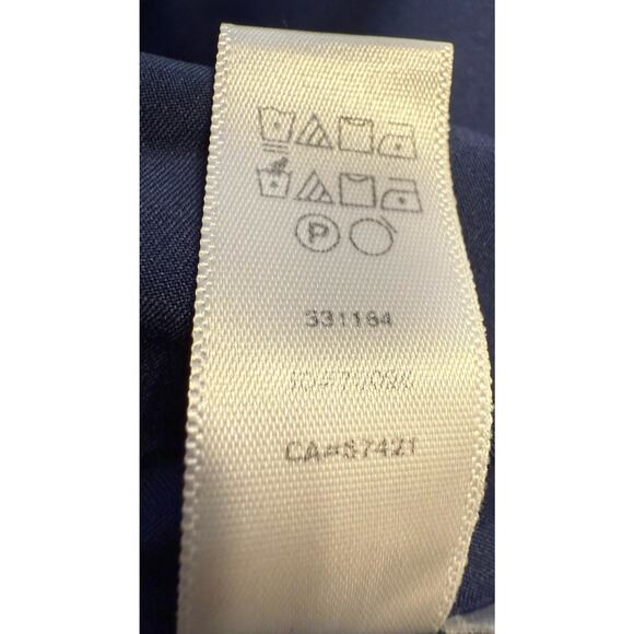 Ann Taylor Loft Tweed Blazer Jacket Navy Blue White 6 Preppy Workwear 89-10 - Picture 14 of 14